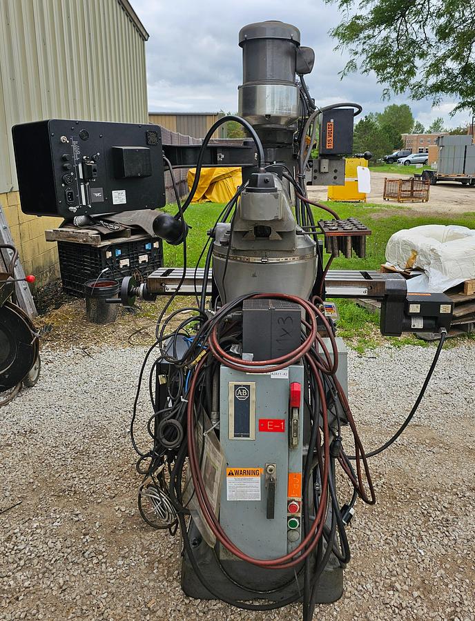 Used 2 Hp Bridgeport Series I 3-Axis CNC Knee Mill ProtoTrak MX3 Control 9" x 42" Table