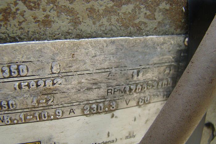 Used 14″ MG EMMEGi #350 Tilting Head 2-Speed Cold Saw Pneumatic Elevation/Clamp