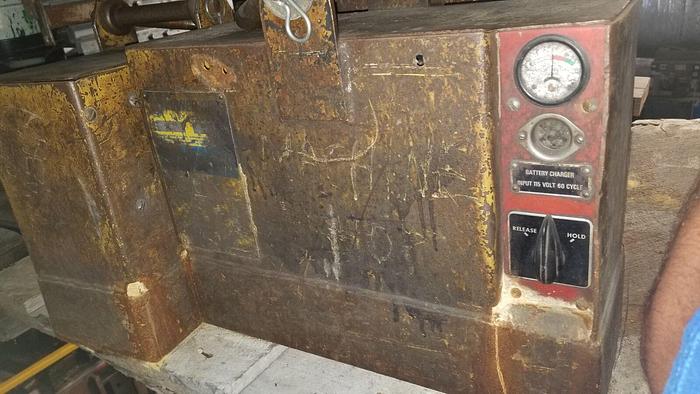 Used Power Grip 5,000# cap. lifting magnet Model#: L8-5G