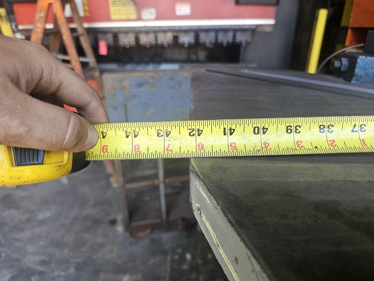 Used 10 Ton Amada CS-220 Hydraulic Corner Notcher 1/8" x 8-5/8", Foot Pedal Control