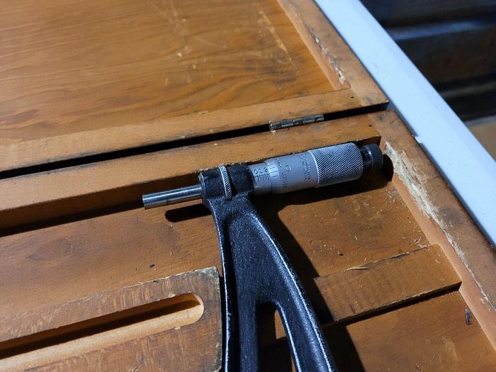 Used Starrett No.436 21"-22" Outside Micrometer w/Ratchet Stop & Thimble Lock