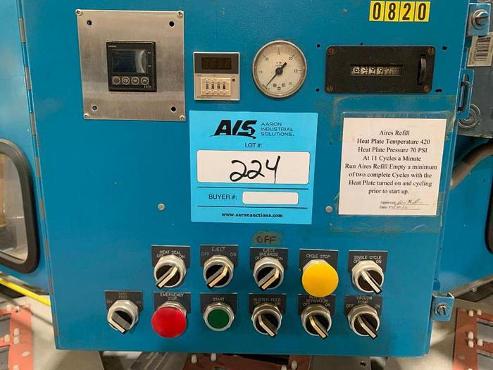 Used Alloyd 6S-CBE 6 Station Rotary Blister Packaging Machine
