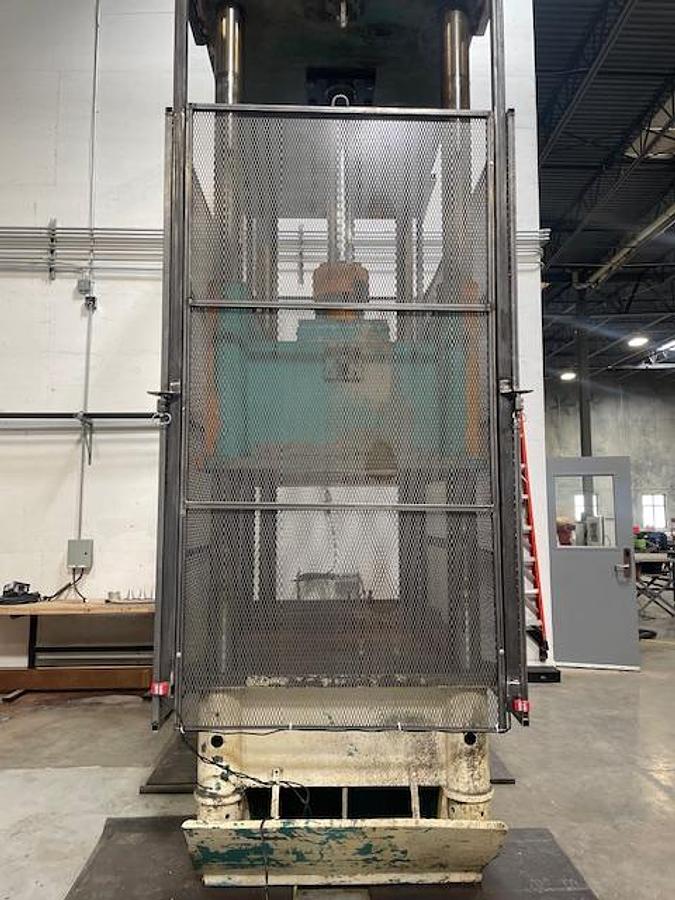 Used Verson 200-HD2-72-4P 200T Modified Verson 4-Post Compression Press