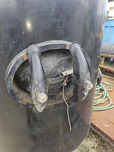 Used 1060 Gallon Steel Fab Industrial Vertical Compressed Air Tank 150 Psi @ 450*F