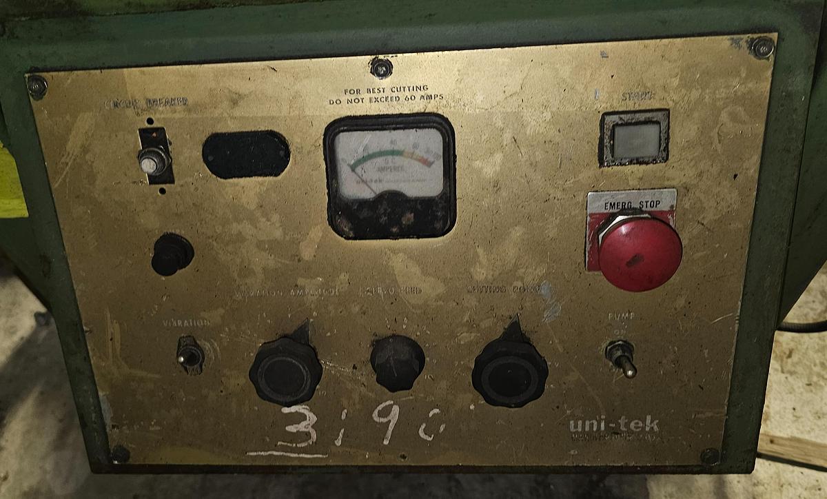 Used Uni-Tek P101BS Electrode Tap Disintegrator