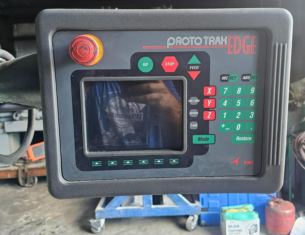 Used 3 Hp Southwestern Industries 2-Axis Sport K3 CNC Variable Speed Knee Mill, 10" x 50" Table