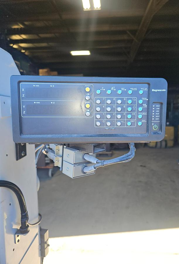 Used 6" x 12" Okamoto Linear 6-12/14 Manual Hand Feed Surface Grinder & Mag. Chuck