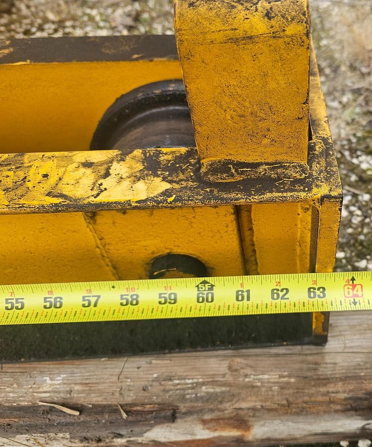 Used 35' Span x 105' Runway 3 Ton Uesco Double Bridge Freestanding Overhead Crane