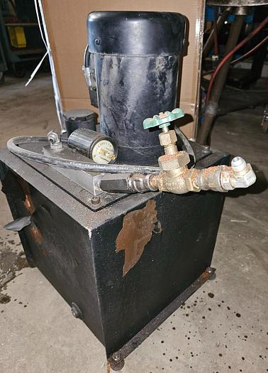 Used 2 Horsepower Small Hydraulic Power Source 1740 RPM 230/460, 3 ph @ 60 Hz
