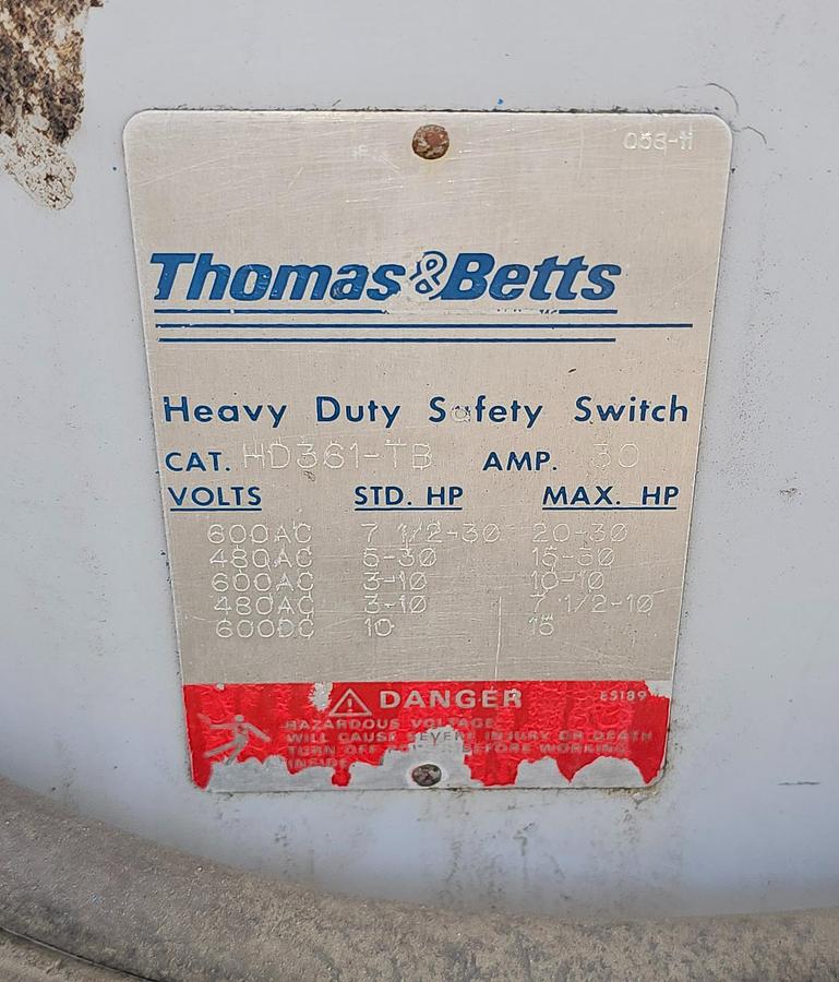 Used Roper Whitney 5212 52″ x 12 Ga. Power Squaring Shear