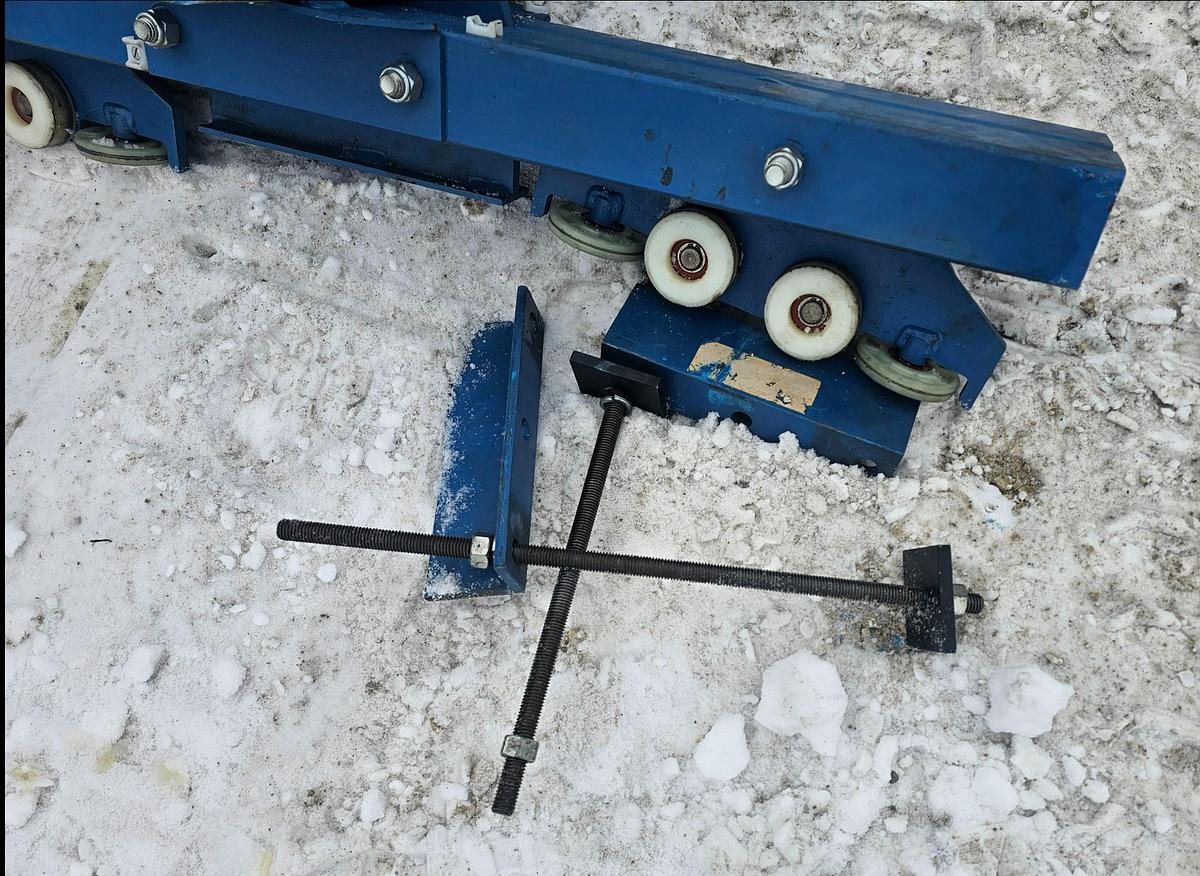 Used 1 Ton Gorbel Modular Workstation Bridge Crane 17' Span x 37' Runway & 1 Ton Demag Electric Chain Hoist