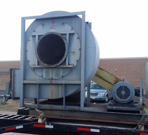 Used 18600-35000 CFM Hartzell 200 Hp Electric Paddle Whl Fan #054-50-AHZ346″ WC/SP