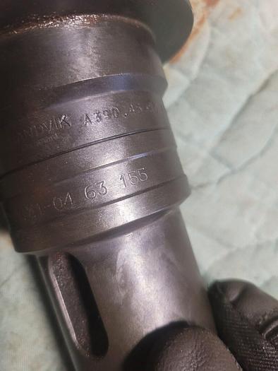 Used Sandvik A390.45-50 60 050M CAT50 Tool Holder & #4MT Adapter 391.41-04 63 155