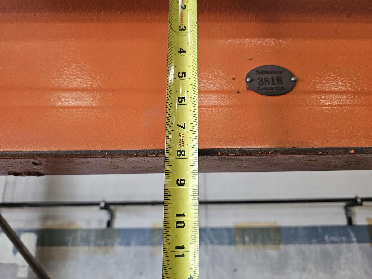 Used 2 Ton Bushman 12' Span Adjustable Height Portable Gantry Crane & Electric Hoist