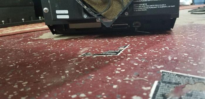 Used Allen Bradley PanelView 1200e Operator Interface #2711E-K12C6L2X1, REV C, SER C