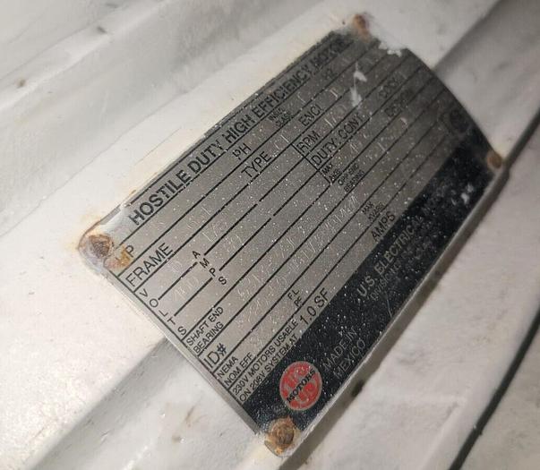 Used 75 Hp Roots 412 RCS-H Rotary Lobe Pressure Blower Package