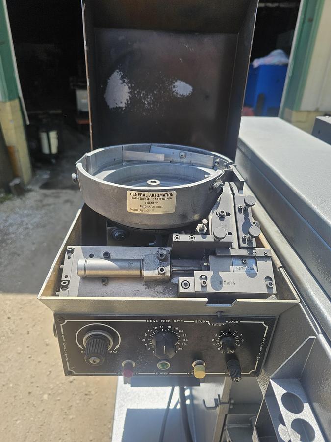 Used Haeger HP6-B Fastener Insertion Press | 18" Throat | AB-08R Autofeed | Production Speed