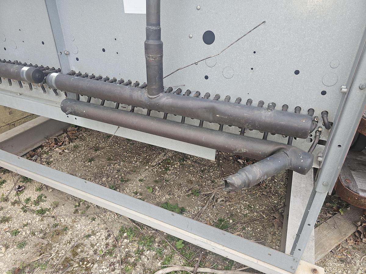 Used Bohn Heatcraft BNHD08A058 Air Cooled 8 Fan Remote Condensing Coil