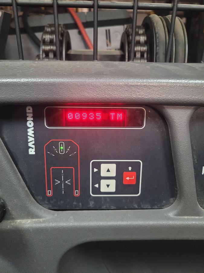 Used 2016 560-OPC30TT Raymond 3000# Stock Picker Narrow Isle Forklift 240" Lift