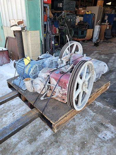 Used Lobeflo SST Positive Displacment Lobe Pump SR/4/055/LS w/15 Hp Drive Motor