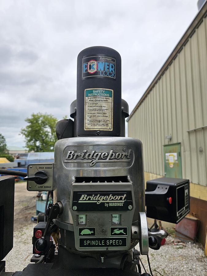 Used 2 Hp Bridgeport Series I 3-Axis CNC Knee Mill ProtoTrak MX3 Control 9" x 42" Table