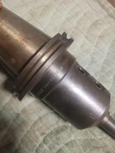 Used Devlieg Microbore 50CT-AE100-40 Vintage End Mill Tool Holder 1'' I.D. & Bar