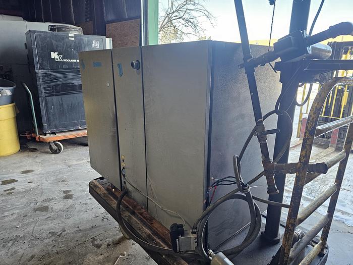 Used 25 Hp Mattei AC18-LX Rotary Screw Air Compressor & 100 CFM Mattei Air Dryer