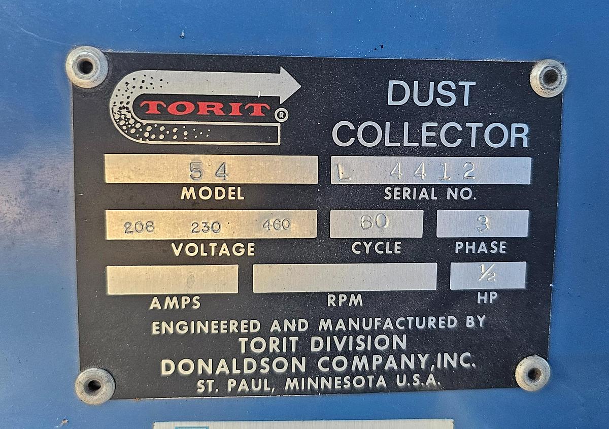 Used 12,000 CFM Filter 1 DB-12-18-15 Downdraft Table Dust Collector 12' x 3' Work Area