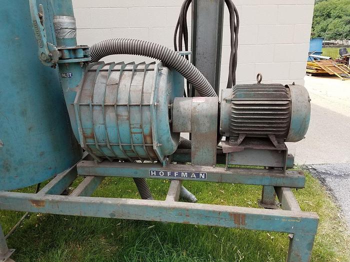 Used Hoffman Portable 20 Hp Heavy Duty Industrial Vacuum System for