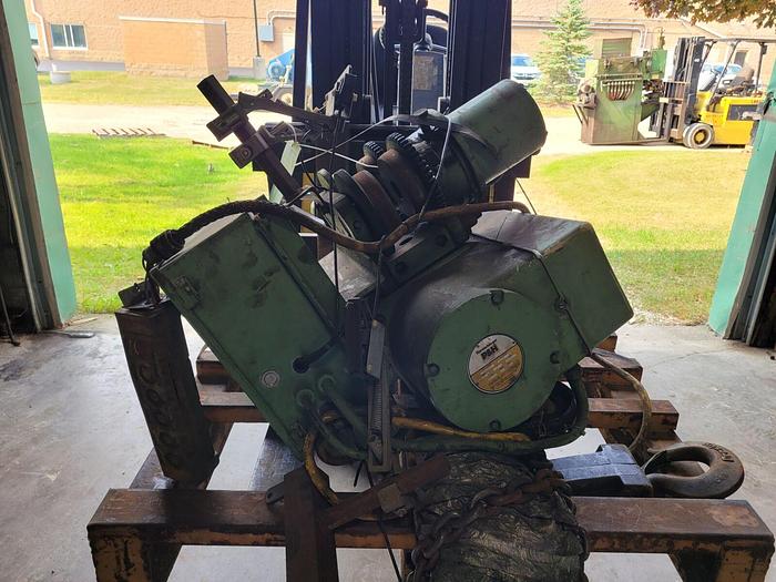 Used P&H 3 Ton Zip Lift Electric Chain Hoist w/Pendant and Trolley 8 FPM Lift Speed