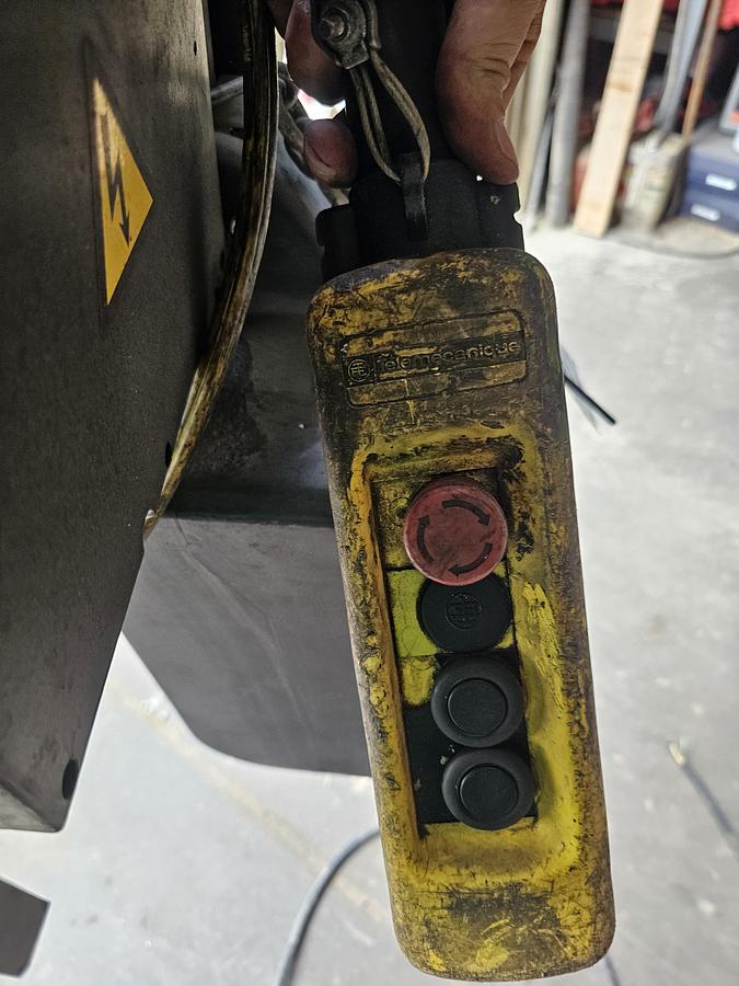 Used KoneCranes 3 Ton Electric Chain Hoist 16/4 FPM w/Pendant XN163.00015TS16T2