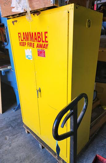 Used Eagle PI-47 Industrial Flammable Cabinet 60 Gallon Capacity Storage Cabinet