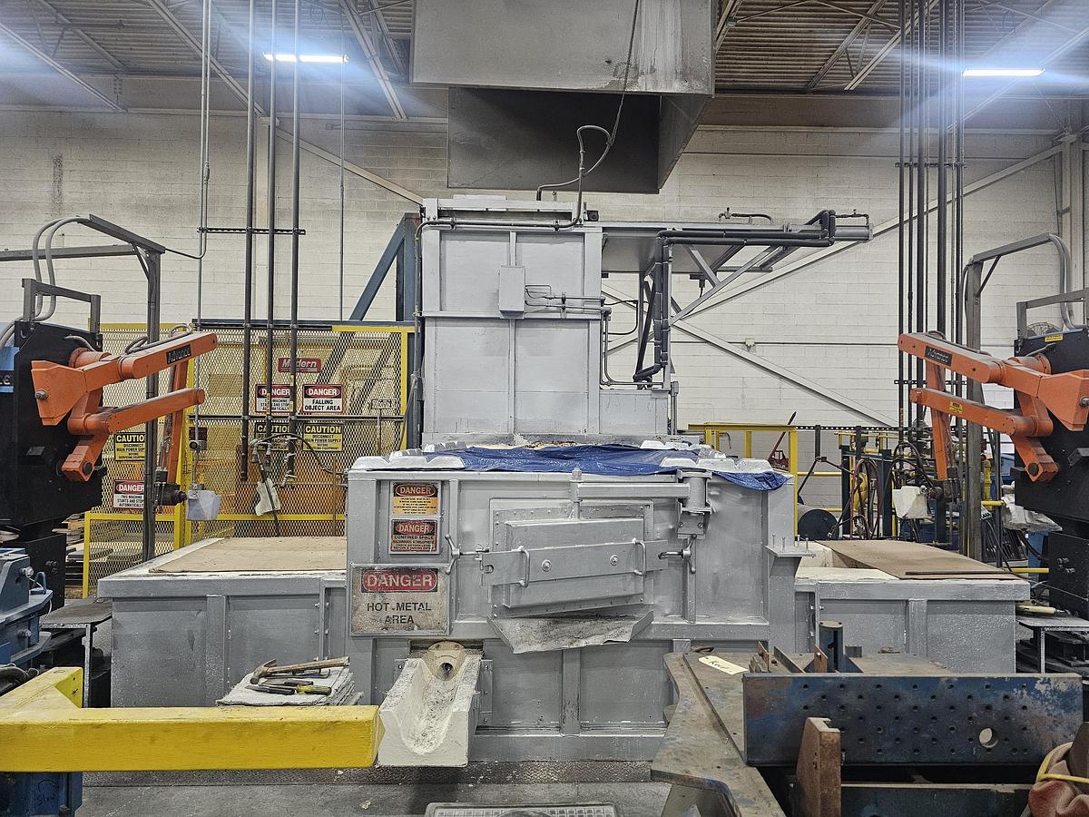 Used 2001 Modern Equipment AL-3000 Jet Melter | 3,000 lb/hr | S/N JM559