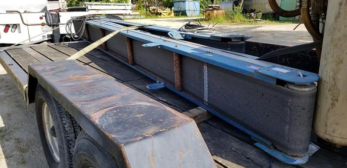 Used Dedicated Systems Belt Conveyor S/N: 11436, Overall Dimensions: 200” x 12”