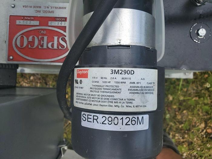 Used 12' Spego TURNAMIC 123 Hydraulic 3 Tube Barfeeder w/123Z65 Power Source & PLC Control