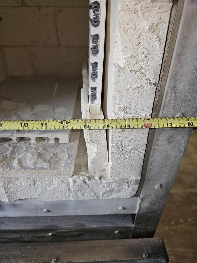 Used 2500* F Cress C122012DK Electric Heat Treat/Draw Furnace 12" x 14" x 20" Chamber 