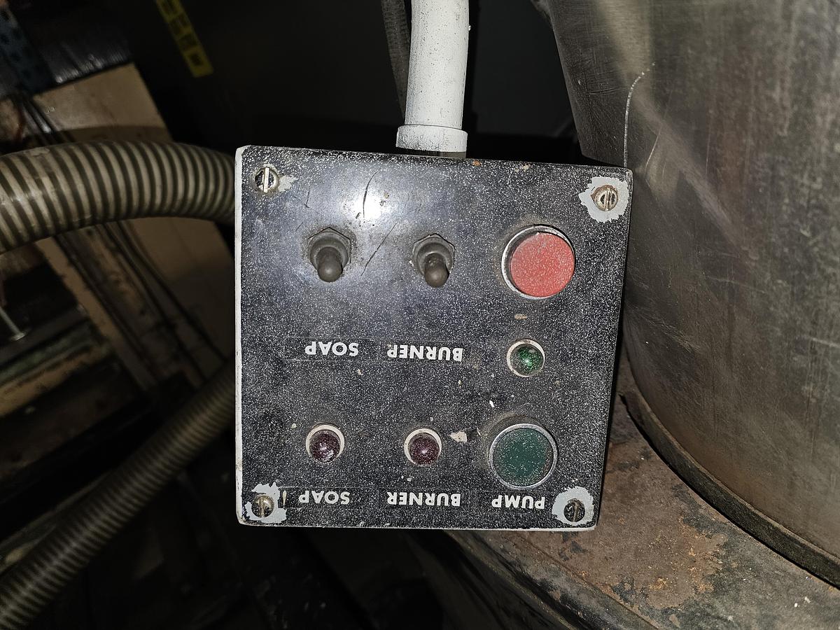 Used Power America Natural Gas 6.3 GPM Steam Pressure Washing w/Soap, Hose Coil & Wand 659 hr