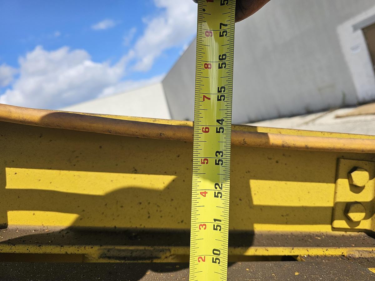 Used 1/4 Ton Abell-Howe Freestanding Jib Crane 10' Under Beam x 11' Span & Demag Hoist