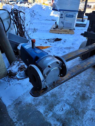 Used Lobeflo Positive Displacement SR/3/038/LS Rotary Lobe Pump 2 1/4” x 2 1/4”