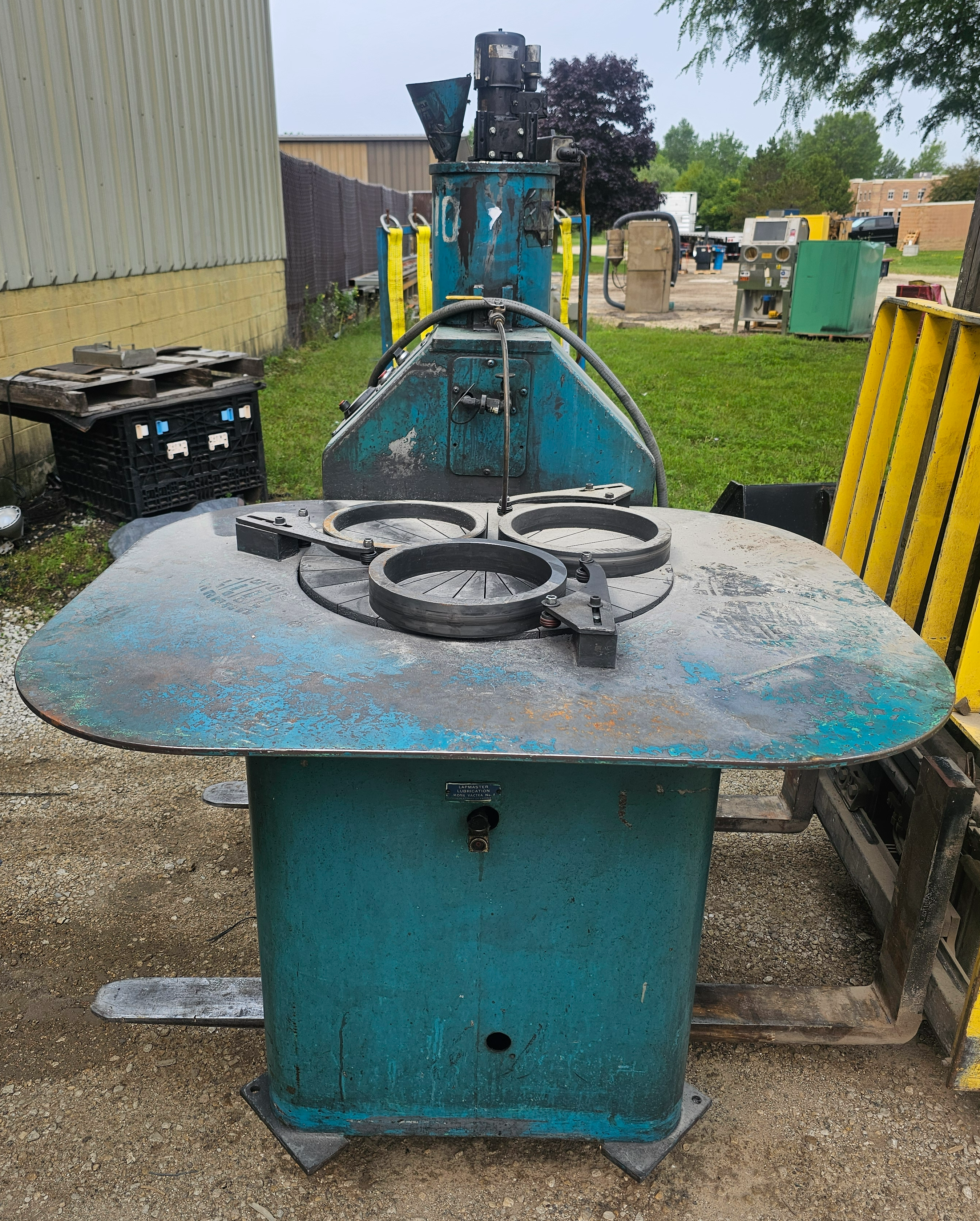 Used Lapmaster 24 Flat Lapping & Polishing Machine, 24" Lap Plate, (3) Rings, S/N C25193