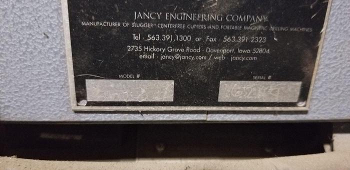 Used Jancy Indexable Portable Beveling Machine Model #: BM-20