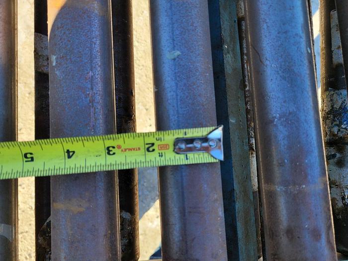 Used 2 Hytrol 10' x 19'' Wide Roller Conveyor Gravity Feed Conveyor Sections