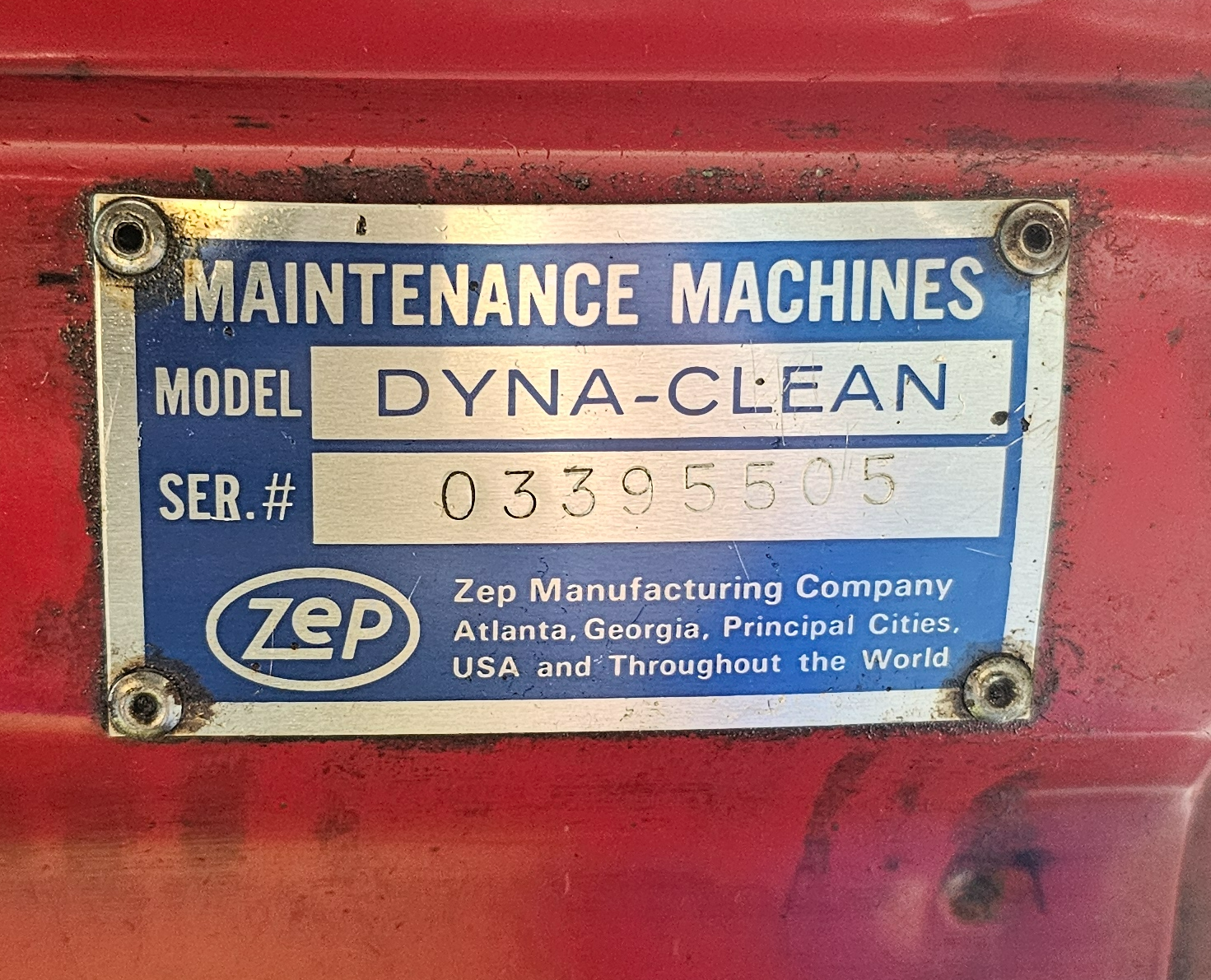 Used Zep Dyna-Clean Industrial Solvent Parts Washer, Split-Lid, 30 Gal Drum, 115V