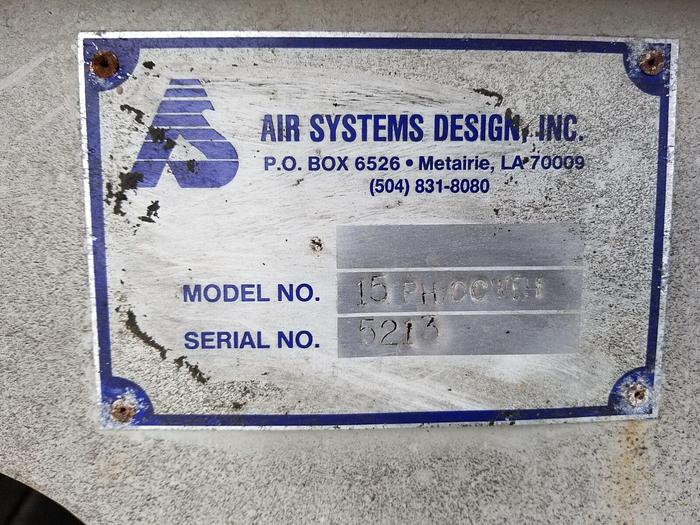 Used 40 Hp Air Conveying Systems Blower/Fan Model #15PHCCWTH