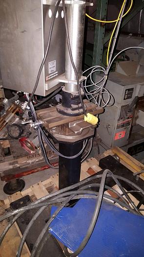 Used Avery Model #500-HD Label Printer & Applicator on Adjustable Stand