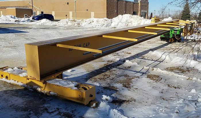 Used 10 Ton x 37′-6″ Orley Meyer Top Running Radio Control Bridge Crane – Stahl Hoist