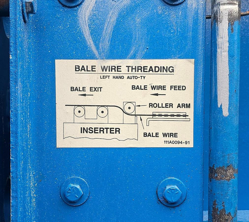 Used 2005 Balemaster 4030-G Horizontal Auto-Tie Baler, 30 HP, 27"x32" Feed, 400 Series