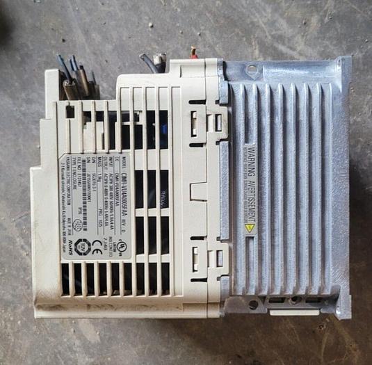 Used Yaskawa CIMR-VU4A0005FAA Motor Drive Revision D 0-480V 0-400Hz Type 1 Enclosure
