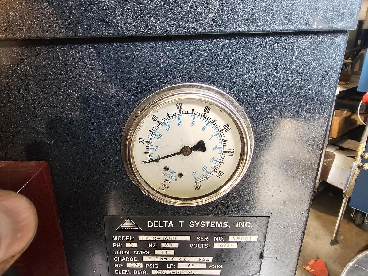 Used 4 Ton Delta T Systems ITAC-D460 Air Cooled Industrial Chiller