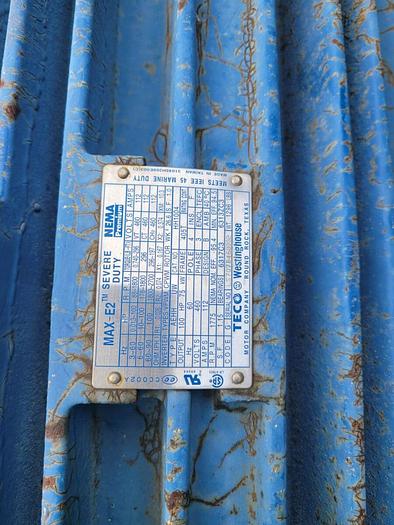 Used Hartzell 100 Hp Blower Fan 33750 CFM A03-1-443BC100STFEW3 Blower Fan RPM 1293